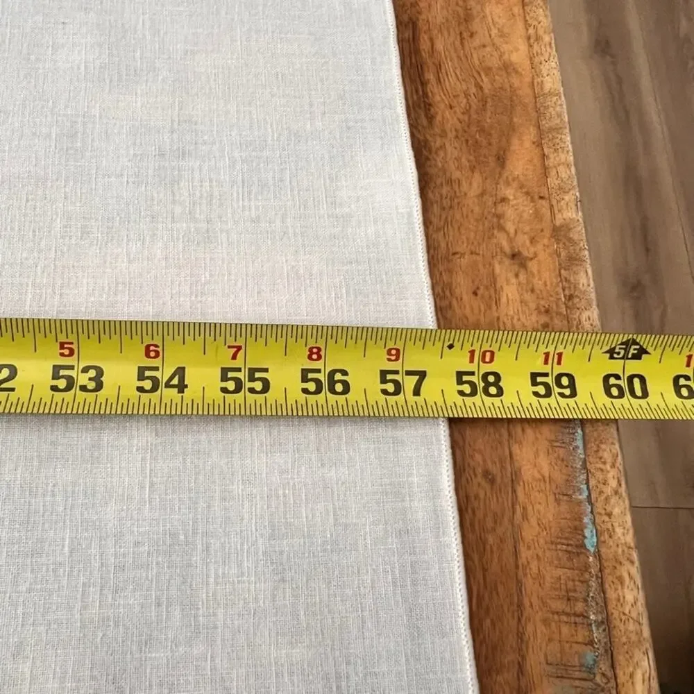 Unbranded Cream Color Cotton Tablecloth 97